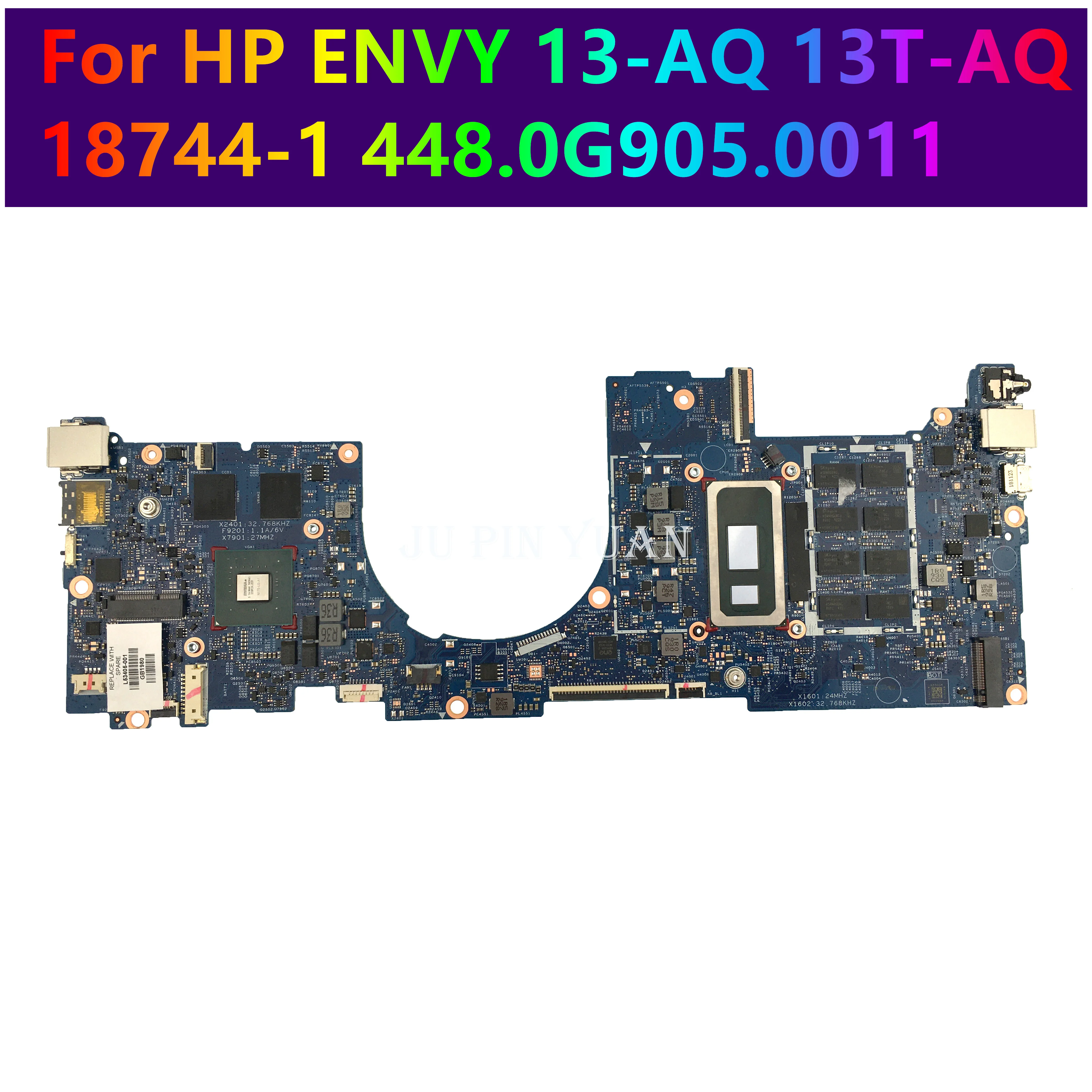 

For HP ENVY 13-AQ 13T-AQ Laptop Motherboard L53412-601 L63125-601 L53413-601 L53414-601 L63126-601 18744-1 L63127-601 Full Test