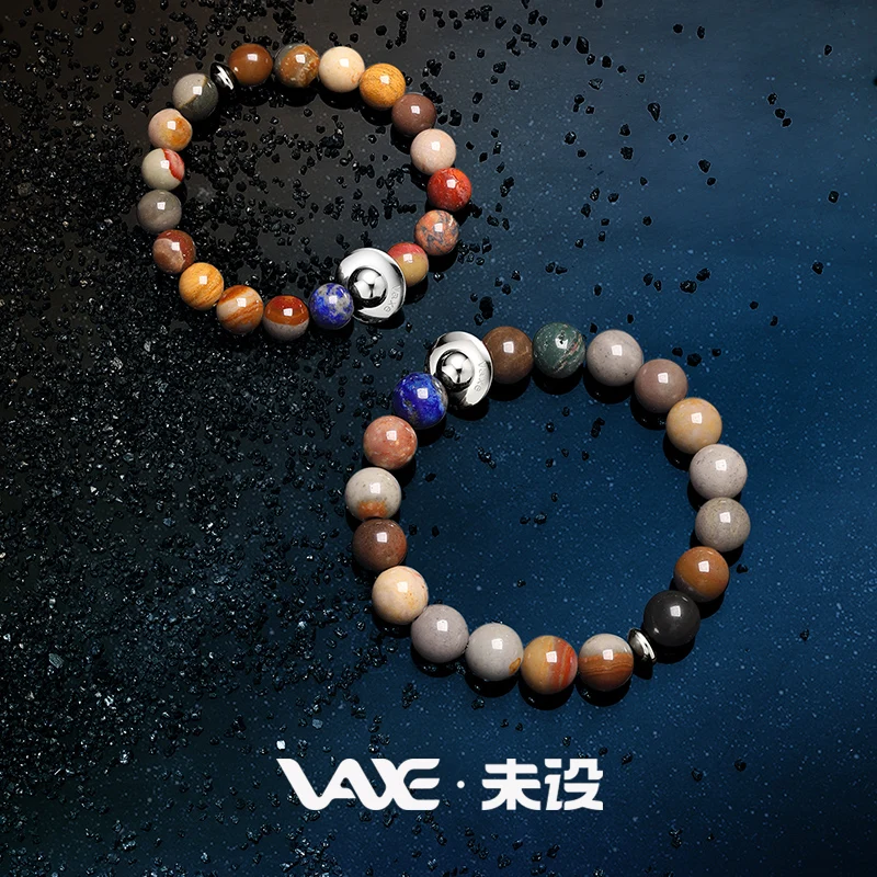 

Natural Stone Bracelet Titanium Steel 10MM Drawing Stone Lapis Lazuli High Quality Gem Beams Bracelet Man Jewelry Bangle Fashion