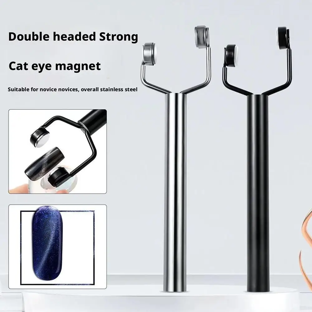 Y-Shaped Strong Magnetic Stick สําหรับ CAT EYE Design UV GEL เล็บเครื่องมือ Art Effect เล็บแม่เหล็ก Stick 3 In 1 เล็บ Magne