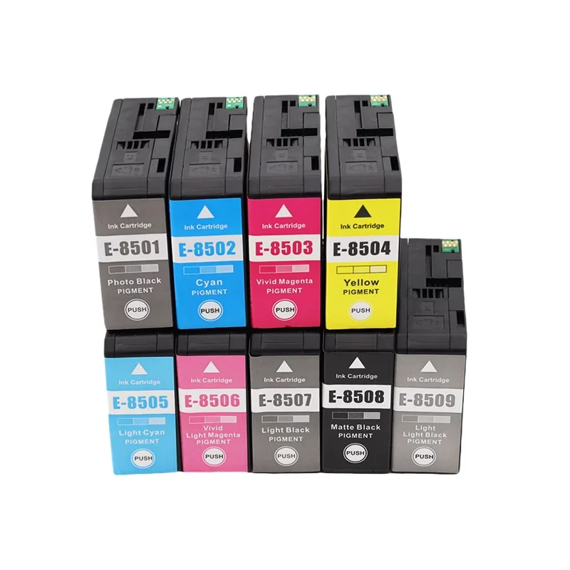 Imagem -03 - Epson Surecolor Sc- P800 Pigmento Tinta Cartucho Compatível para Impressoras T8501-t8509 Cores Disponíveis