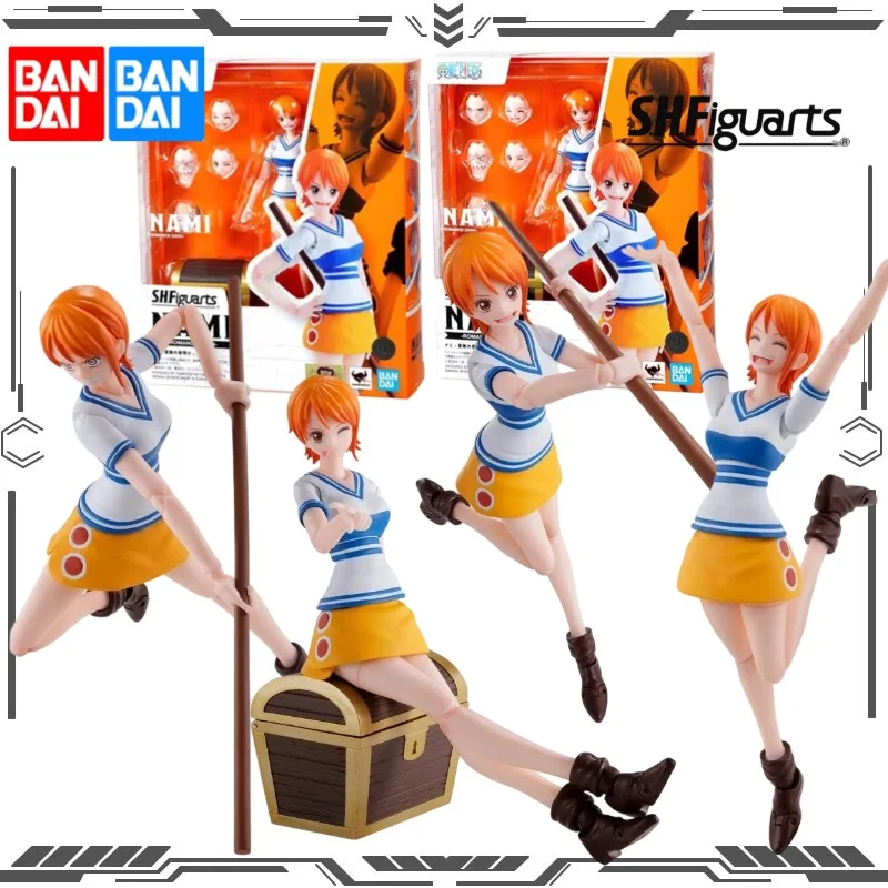 

Bandai Orginal S.H.Figuarts One Piece Nami Romance Dawn East Blue Action Figure for Boys Girls Gift Collectible Model Ornaments