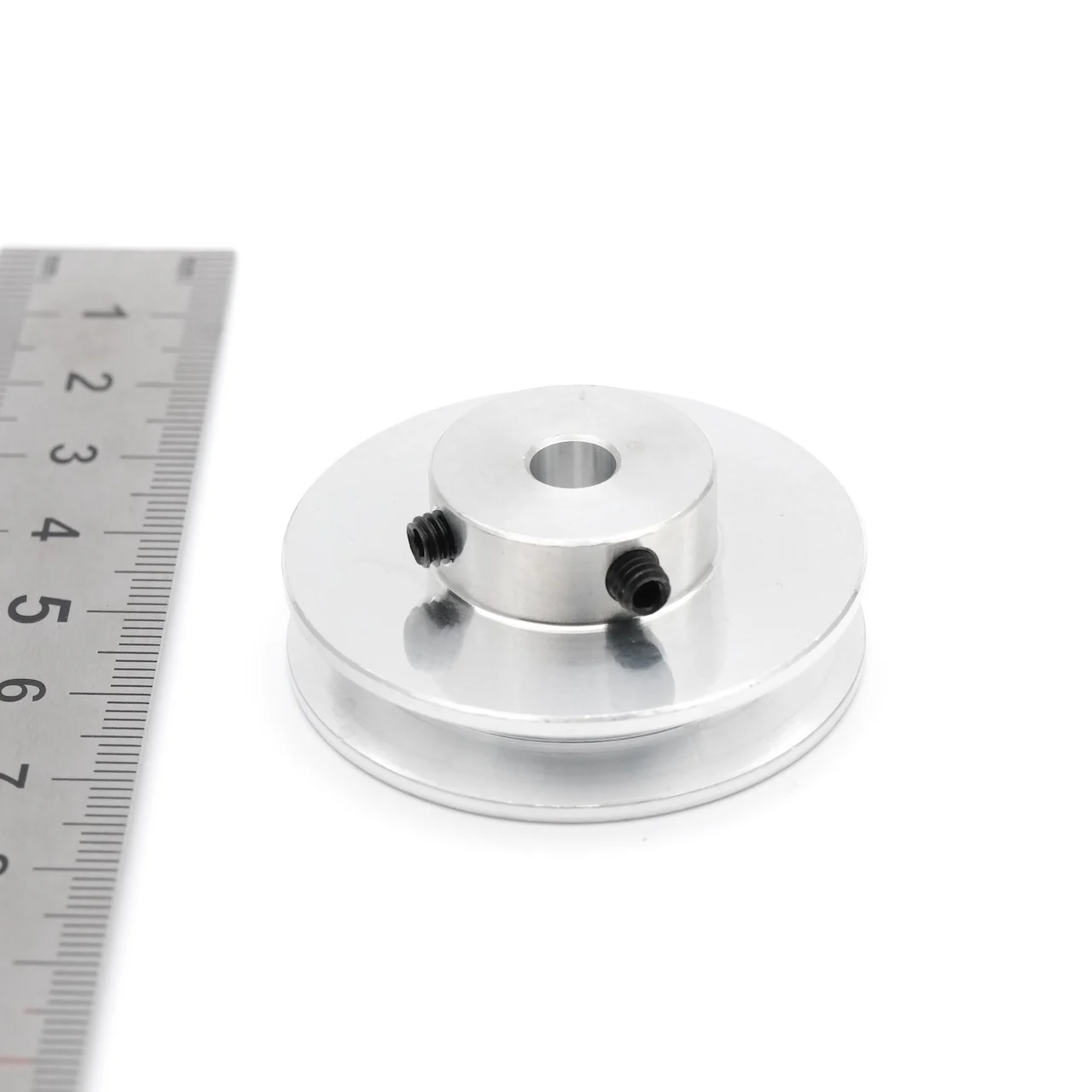 22mm-78mm V-Pulley Lightweight Anti-Slip Aluminum Alloy for Teaching Robot Experimental Device with 5-16mm Hole Diameter