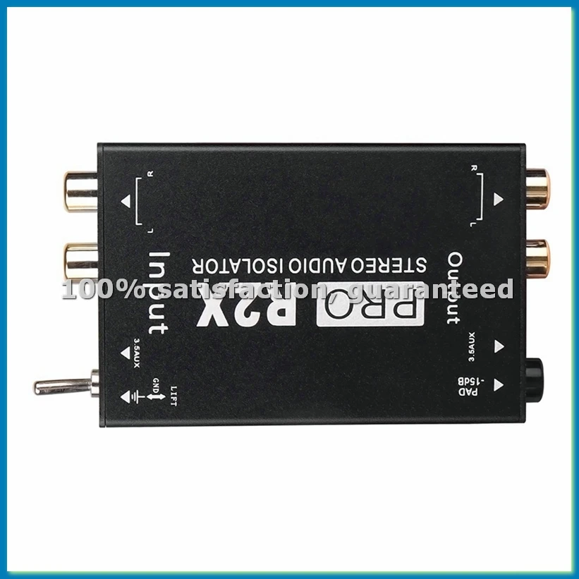 3.5MM+ Audio Isolator Audio Current Acoustic Isolator Audio Noise Eliminator Common Ground Isolator Automobile-A51M
