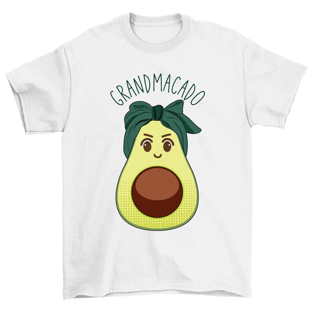 Grandmacado Grandma Avocado T-Shirt Women Unisex High Quality 100%Cotton Short Sleeve