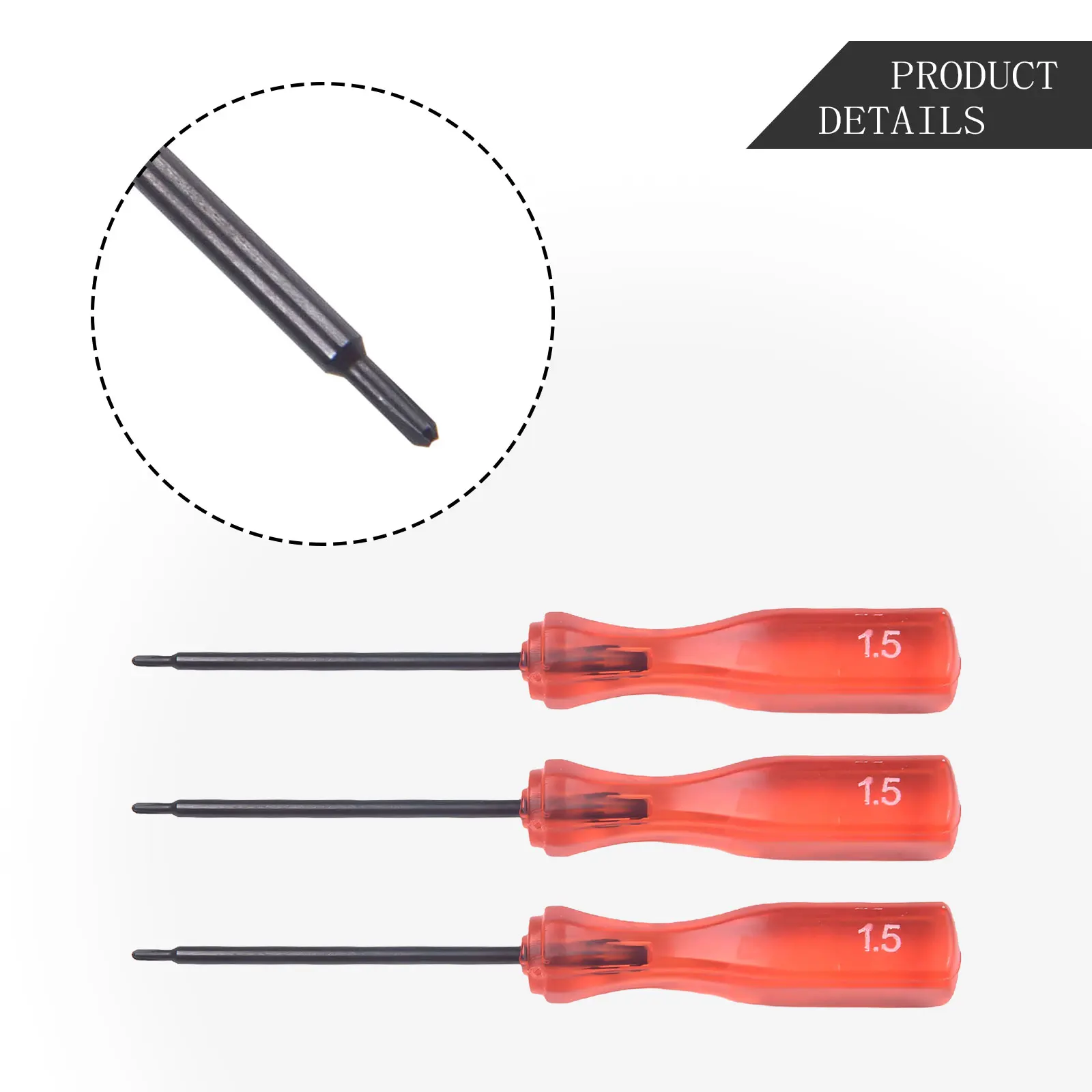 

Screwdriver Tri-Wing Screwdriver Portable Precision Repair Tool 3Pcs For Wii GBA DS Lite NDSL Practical Quality