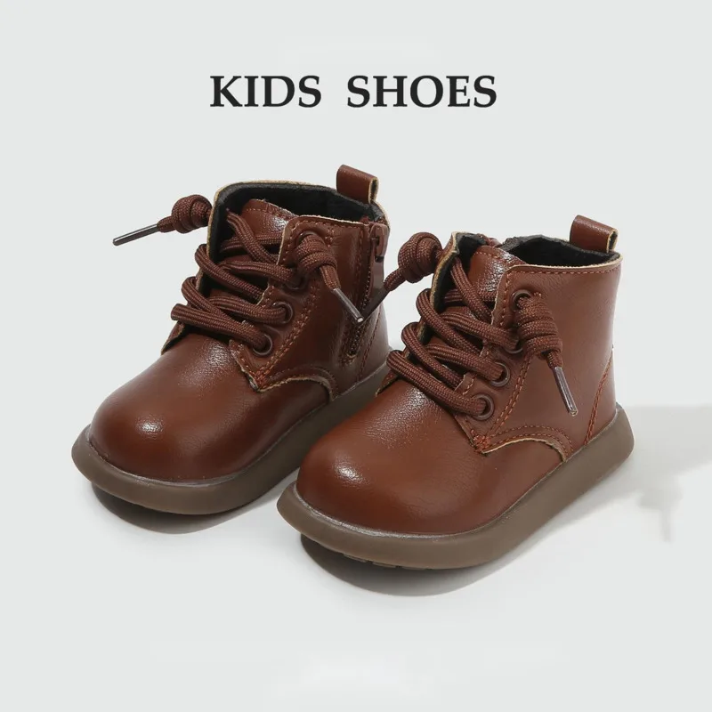 الشتاء الصلبة بو الاطفال أحذية الموضة أفخم الأحذية الدافئة للطفل بنين بنات البريدي لينة أسفل طفل الأطفال حذاء الكاحل #3