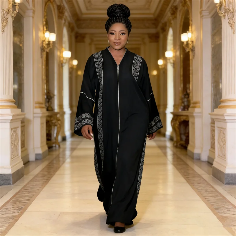 nouvelle-robe-de-soiree-traditionnelle-africaine-pour-femme-avec-fermeture-Eclair-et-diamants-kaftan-marocain-abaya-de-dubai-dashiki-ankara-djellaba
