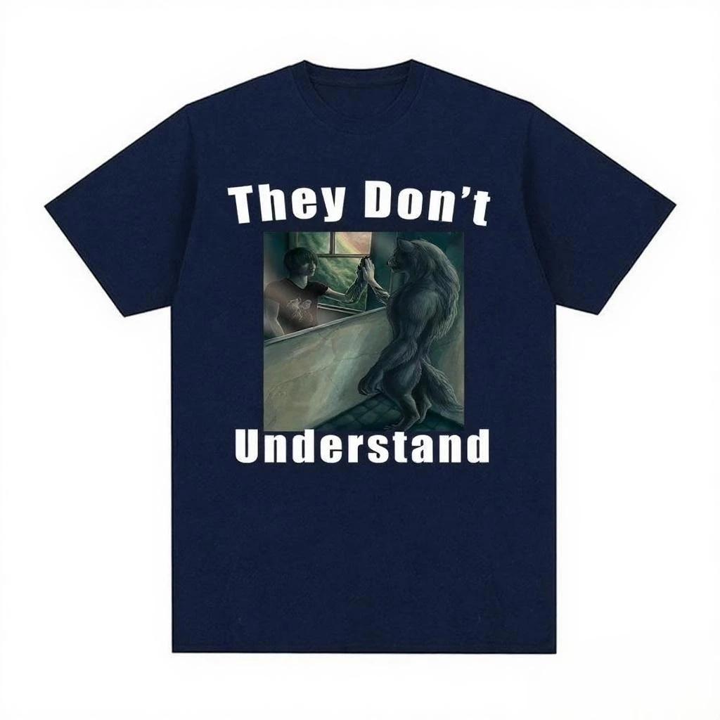 Camisetas de lobo ريترو y camisetas de manga corta para mujeres خلال الوقت القديم