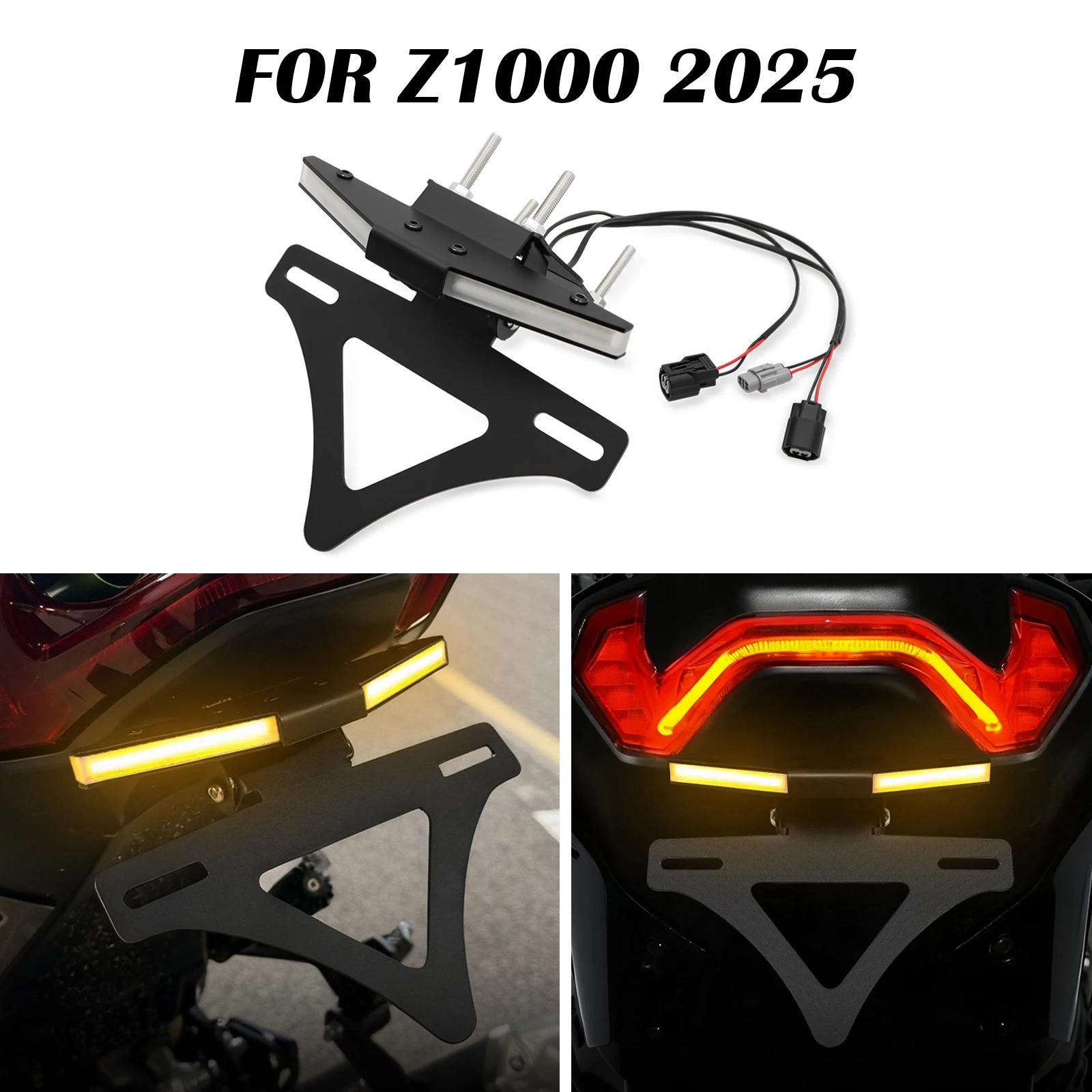 

Новый комплект кронштейнов для крепления номерного знака на заднюю часть мотоцикла Fit Z1000 (2025) для Kawasaki Z1000