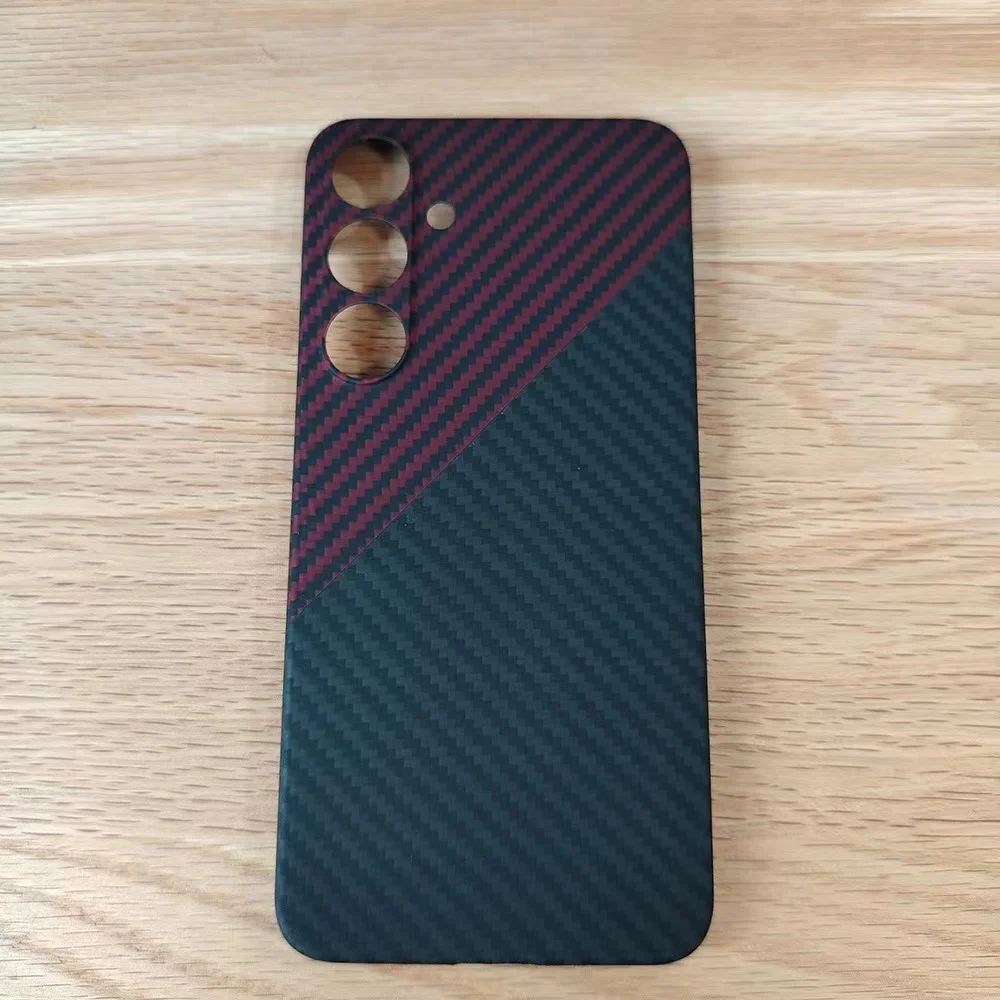 

Арамидный чехол из углеродного волокна Samsung Galaxy S24plus, противоударный легкий защитный чехол из углеродного волокна Samsung S24