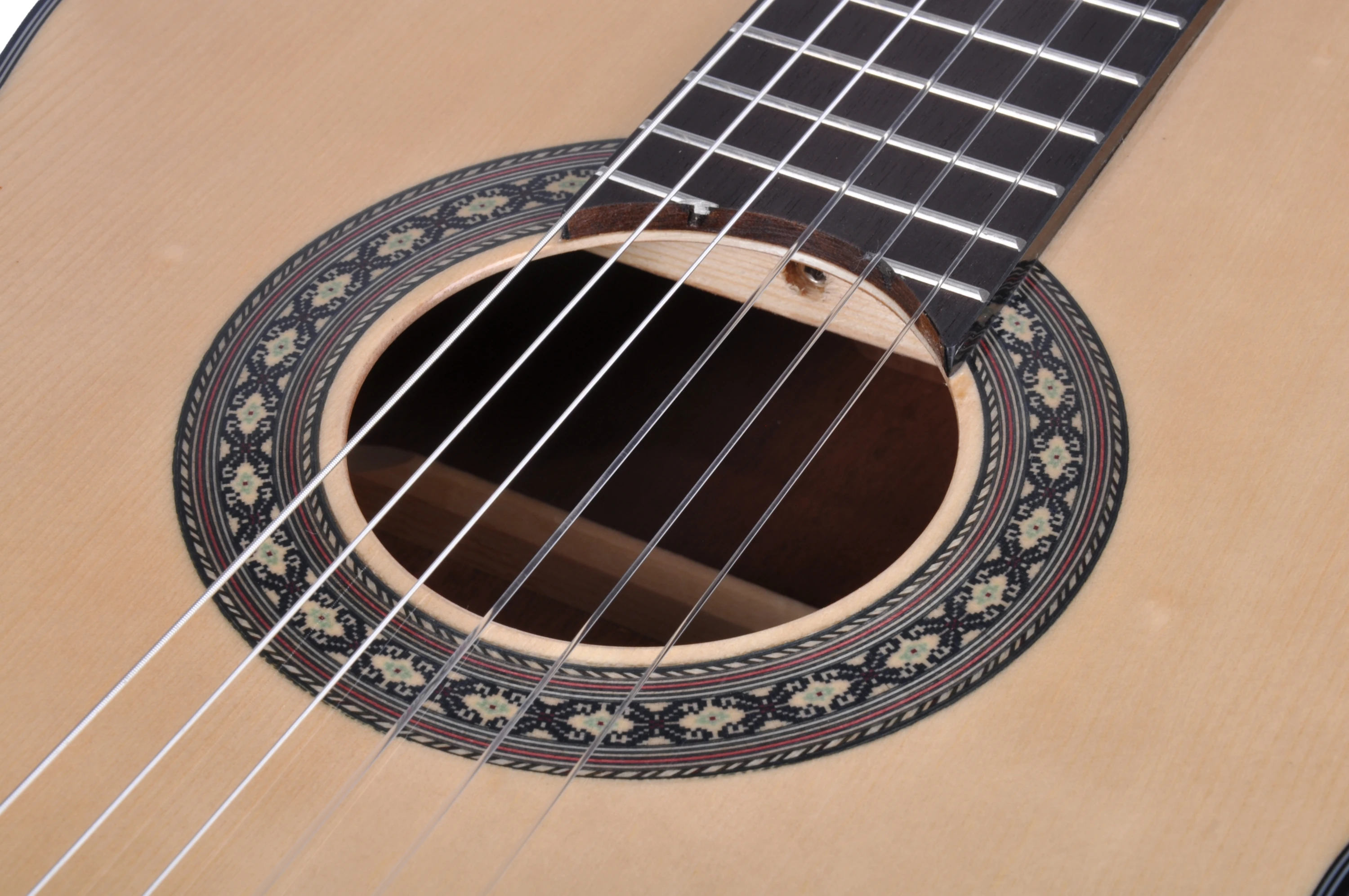 ACG318 Solid Maple Back/Side Cheap OEM Wholesale 4/4 Handmade Spruce Top Acoustic Guitars Classical Guitars