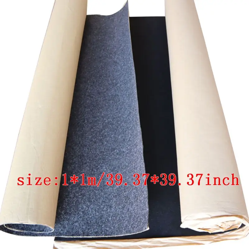 1m Subwoofer Speaker Felt Flannel Sound-absorbing DIY Self-adhesive Cloth for Wall and Ceiling Acoustic