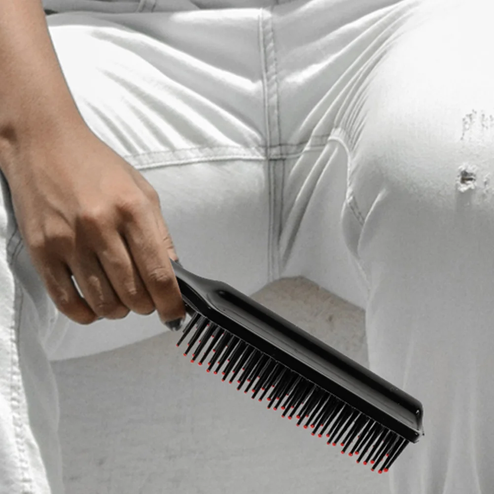 

24 Pcs Hair Brush Massage Comb for Women Travel Handle Detangling Plastic Combs Bulk Black Portable Curling Styling