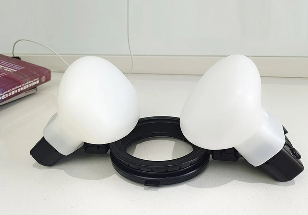 2 Stück DIY Silikon-Softbox Dental-Makro-Blitz-Diffusor Natürliches Licht für Nikon R1C1 Yongnuo YN24EX Godox MF12 Kamerazubehör – Detail 11