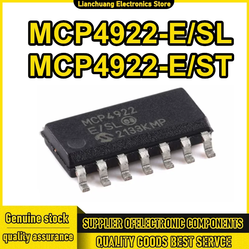 

5PCS/LOT MCP4922 MCP4922-E/ST MCP4922-E/SL SOP14 100% New Original in stock