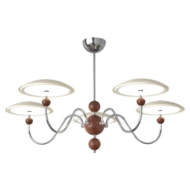 Light luxury minimalist French retro living room light, new creative flying saucer star track hall main light high-end medieval