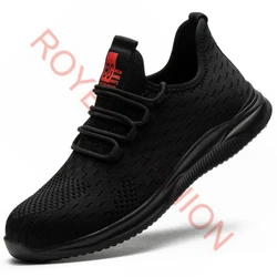 2023 Work safty Shoes for Men/ Women Breathable Sports Safety Shoes Work Boots Anti-Smashing men safety shoe work & safety shoes