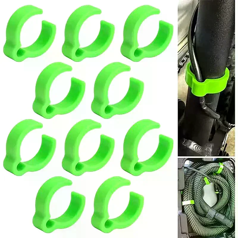 10Pcs Hoses Clamps Hose Clamp Organizing Dust Soft Hose Clips Accessories For Vacuum Hoses Grinder Dust Extractor