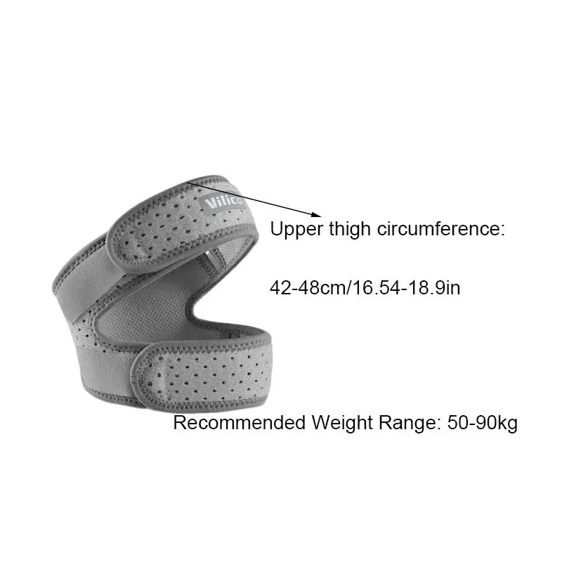 1 قطعة حزام الفرقة وتر الرضفة دعم حزام قابل للتعديل Iliotibial الركبة الفخذ الورك ITB متلازمة ضغط التفاف الدعم