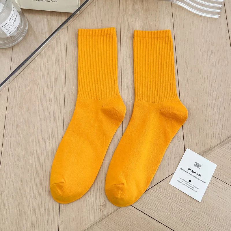 1 Paar Damensocken, rot, weiß, schwarz, Söckchen, atmungsaktiv, sportlich, bequem, einfarbig, Baumwolle, Bodensocken für Mädchen, Strumpfwaren – Detail 26