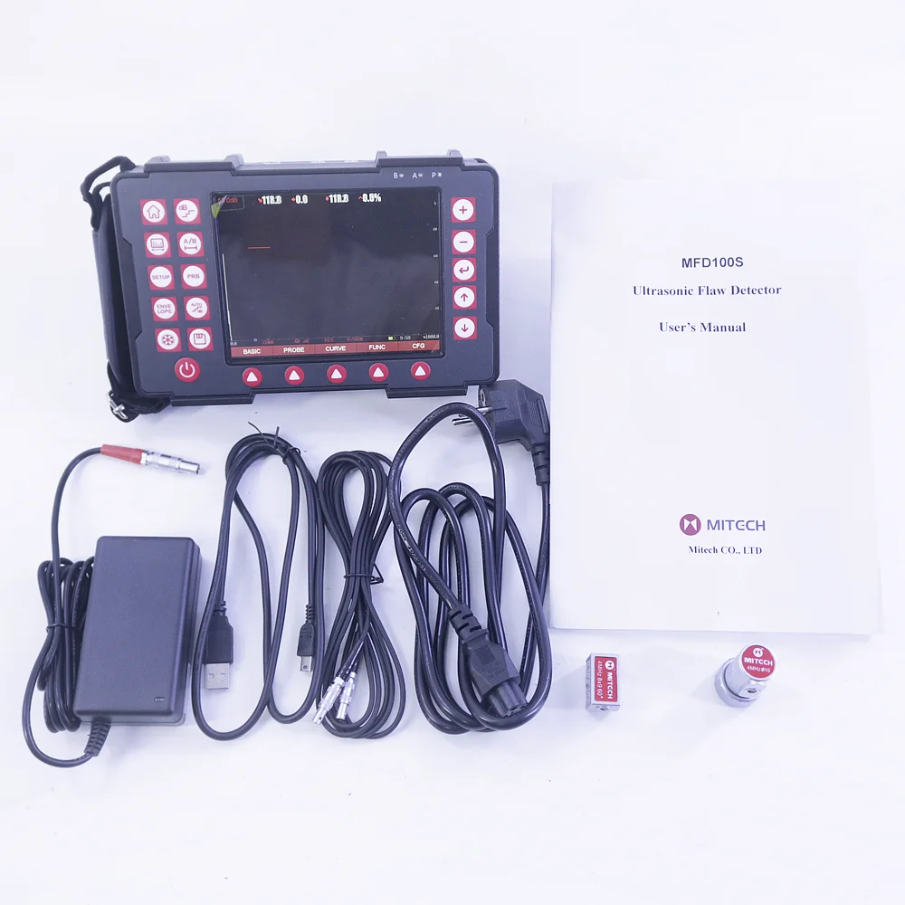 MFD100S Multifunctional Horizontal NDT Intelligent Digital Ultrasonic Flaw Detector with Video Function 16G Storage