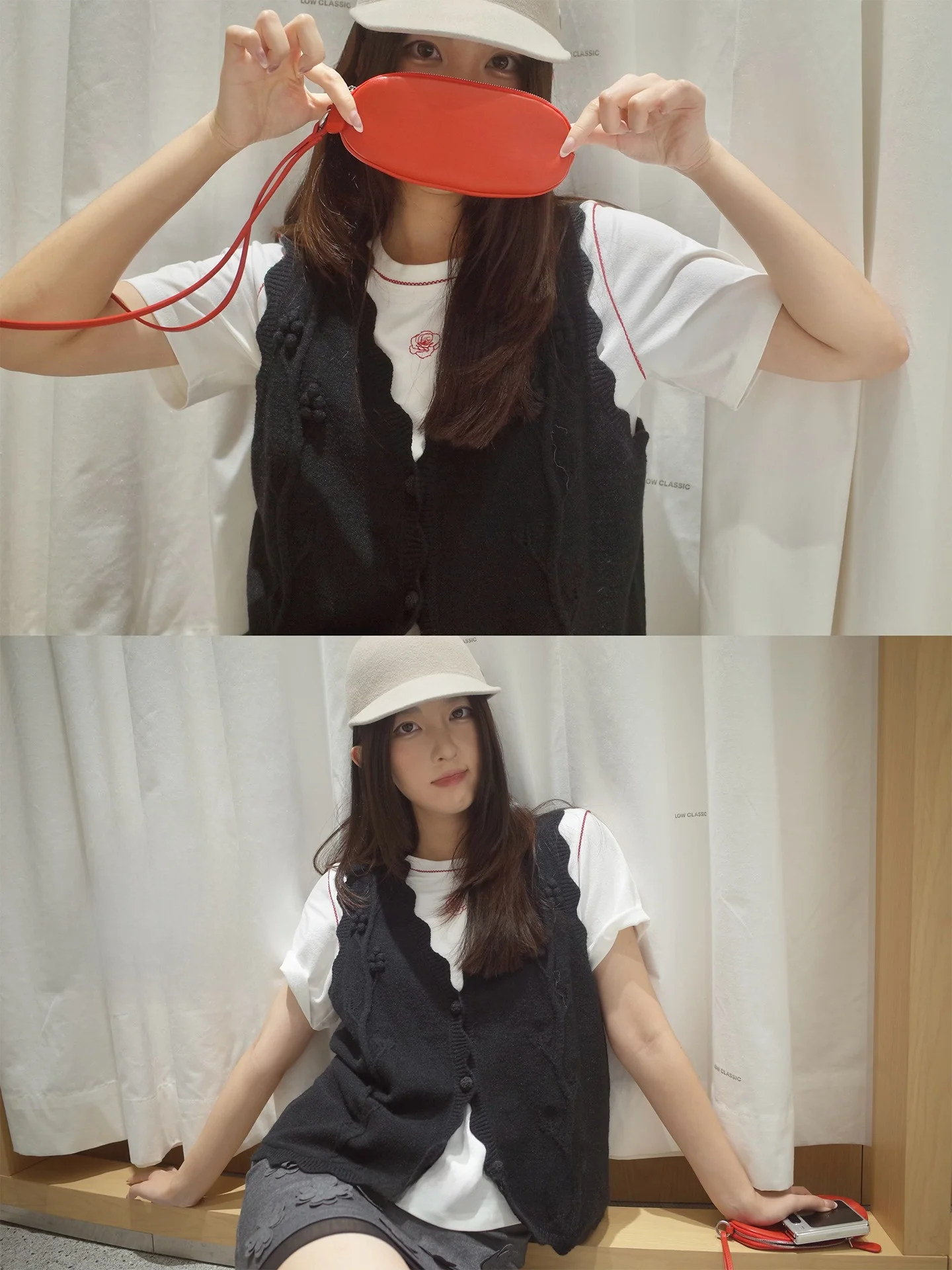 

Тяжелая вышивка, свободный крой, дизайн, сенсационный жилет Мэри Джейн, женский модный жилет Independent Bug, удобный V-Ne Autu...