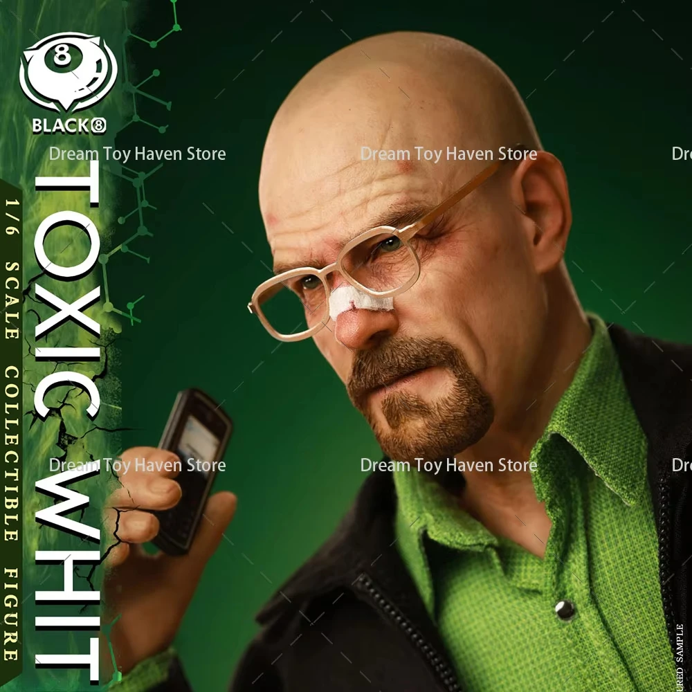 Black 8 Toys BK-006 1/6 Scale Male Soldier Chemistry Teacher Walt White Full Set 12Inch Action Figure Model Collectible Dolls