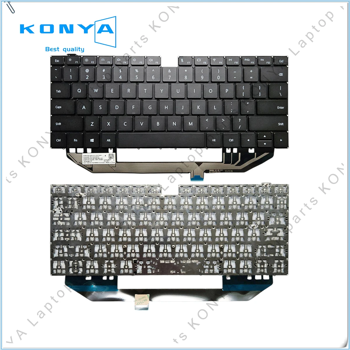 

Встроенная клавиатура для ноутбуков Huawei Matebook X Pro 2018-2020 серий MACH, MACHR, MACHC-W19, W29, WX9, WAE9LP, WAH9LP, WAX9