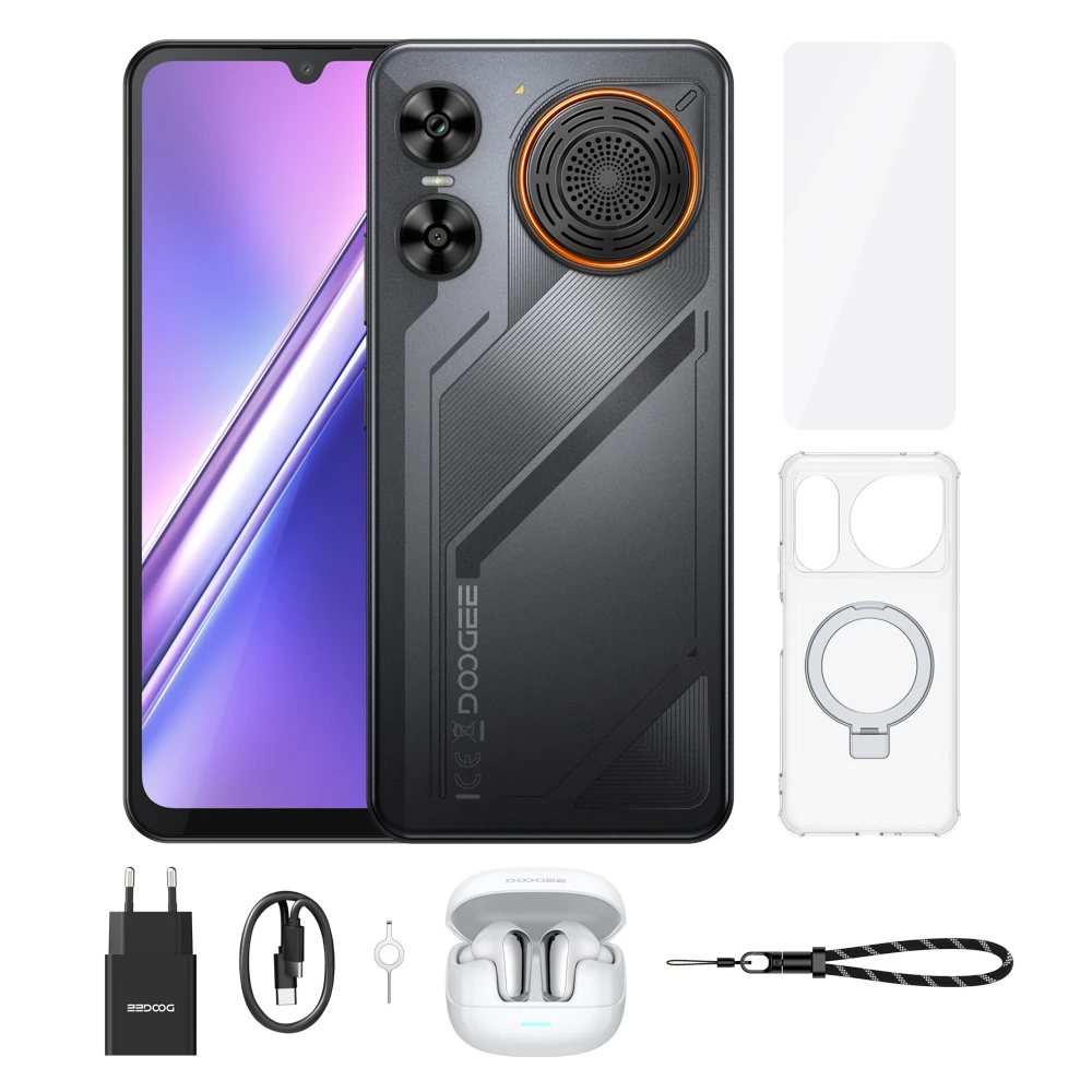DOOGEE M30 Smartphone Android 16 48GB+256GB IP68 135dB Grote luidspreker 6,88” 120Hz display 8000mAh batterij 64MP camera Mobiele telefoon