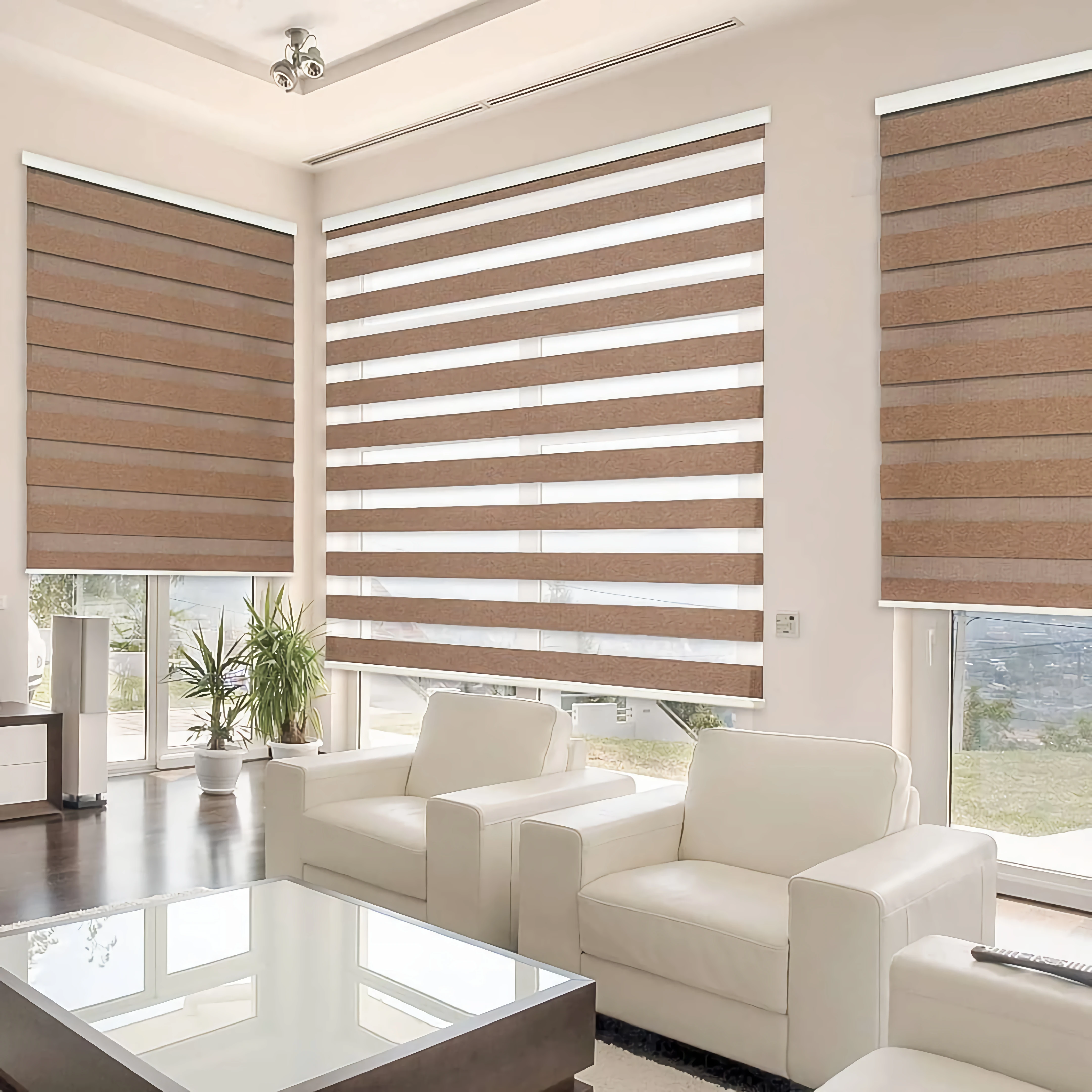 

Electric custom blackout zebra window shade blind day night zebra blinds shades & shutters Double Zebra Blinds