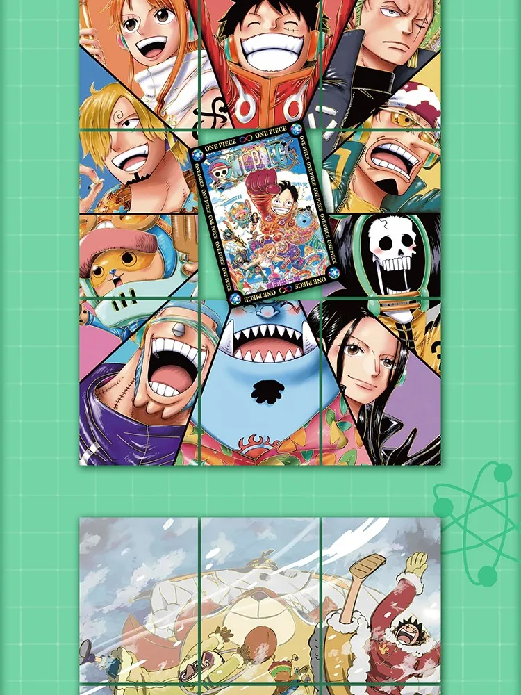 One Piece Cards LUCKY CARD Series 9: Into the Future Anime Zoro Nami Chopper Franky 3-warstwowa gruba karta pod kątem prostym Zabawka dla dzieci