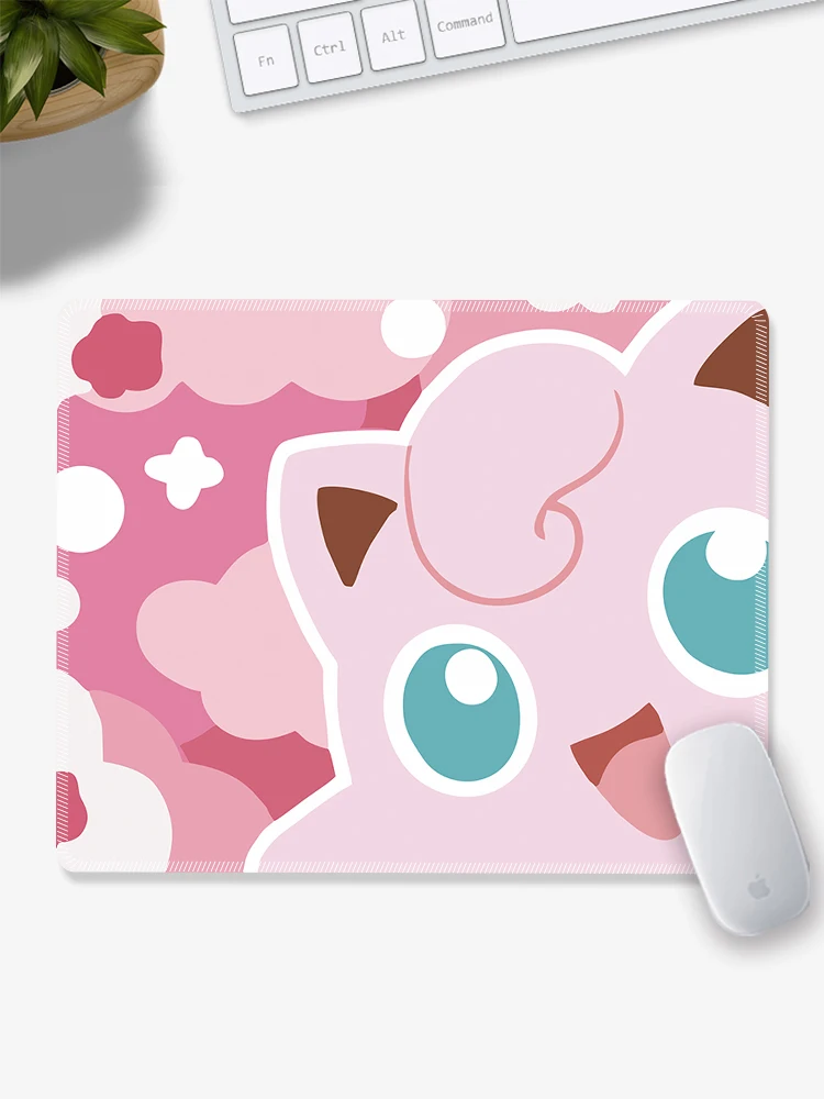 Children's Anime PU Leather Mouse Pad  Duck Mouse Pad Small Pokémon Squirtle Dragon Desk Pad Non-Slip Edge Lock Office Supplies view 3