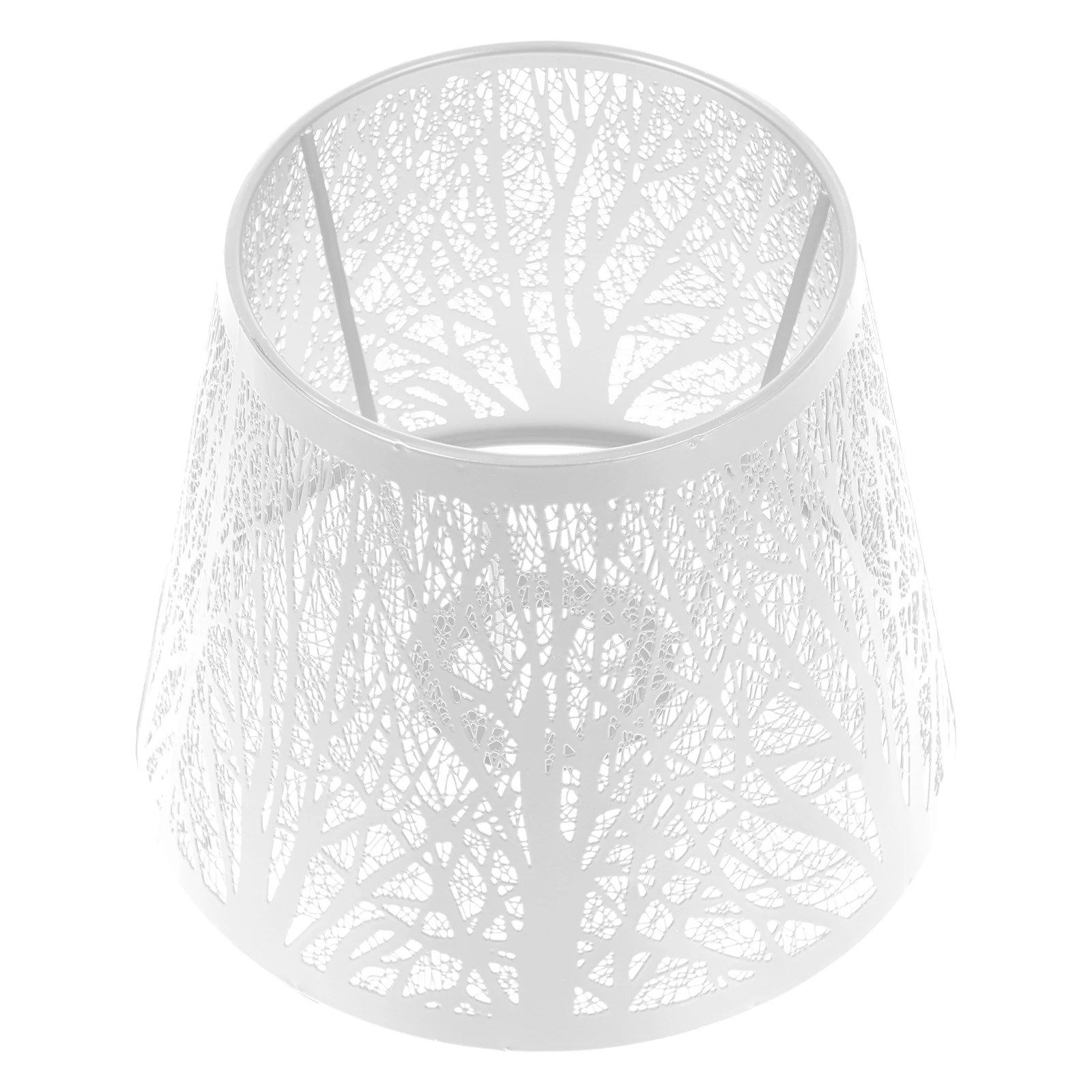 E27 Light Mouth Lampshade Iron Art Lampshade For Table Lamp Durable Dust-Proof Cover Soft Lighting Decorative Home