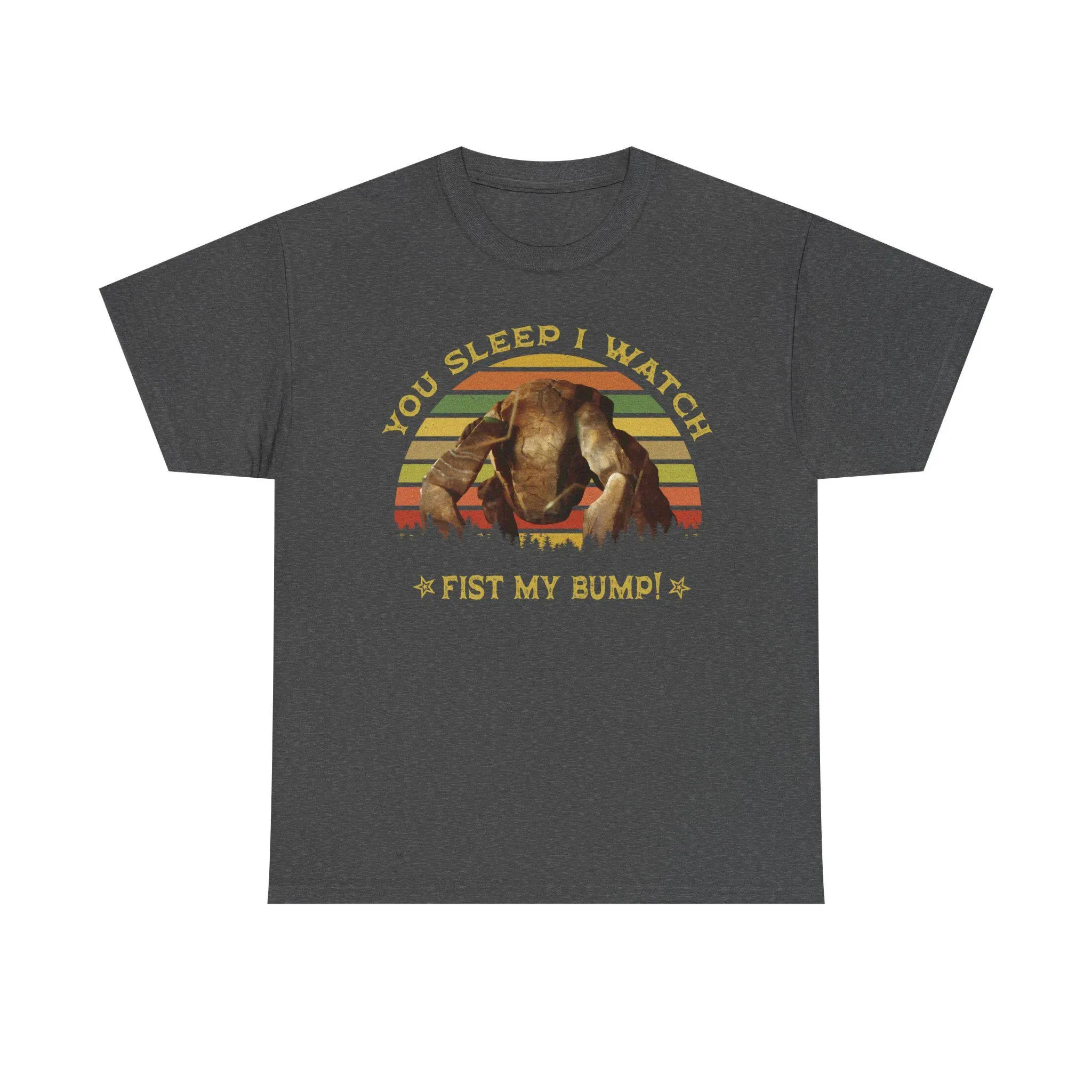 2026 New Project Hail Mary You Sleep I Watch Fist My Bump Rocky T Shirt Retro Sunset Sci Fi Movie Fan Gift Unisex Cotton Tee view 3