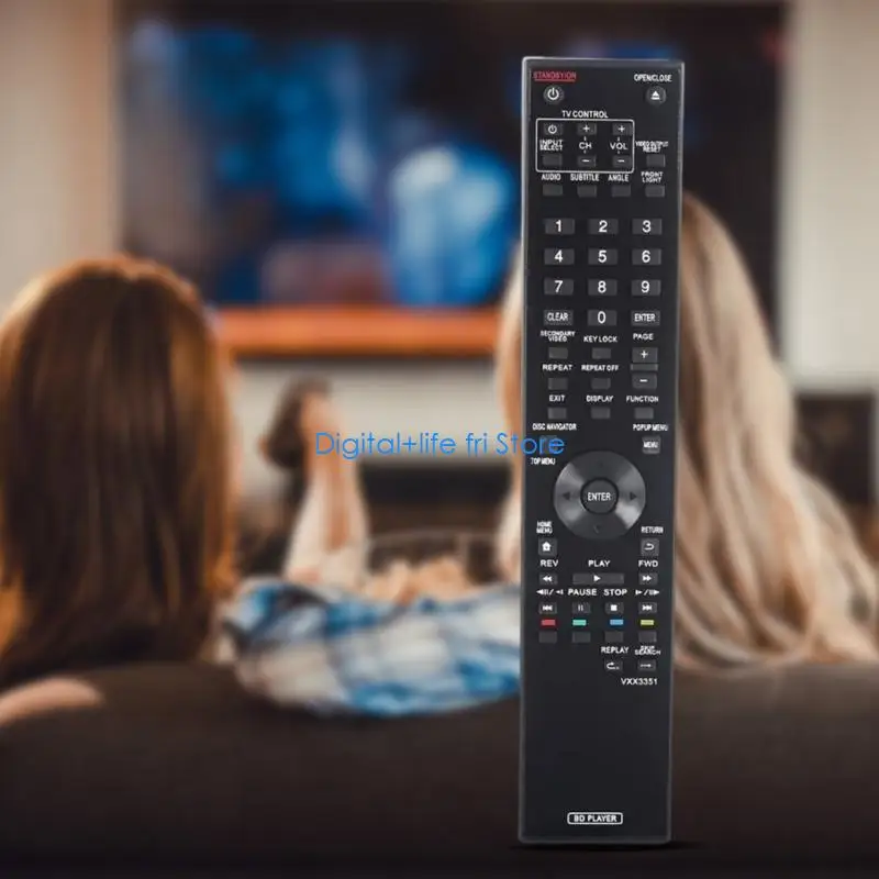 E06D VXX3351 Replacement Remote Control Ergonomic Controller for BDP-31FD BDP-330 BDP-120 BDP-120FD Disc Player Accessories