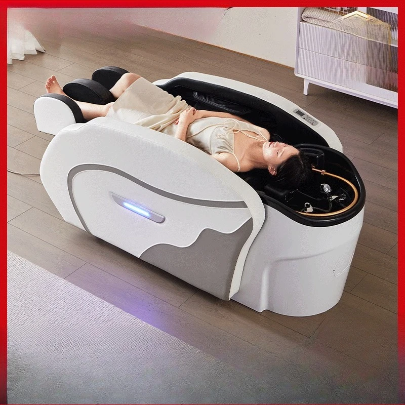 Factory Direct 2026 shampoo bed, automatic intelligent with water heater, water circulation fumigation barber shop, special for