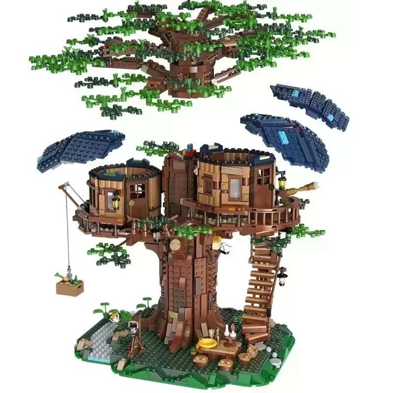 3036pcs House Tree Ideas MOC 33111 Model Building blocks bricks Compatible 21318 toys for boys kids gifts