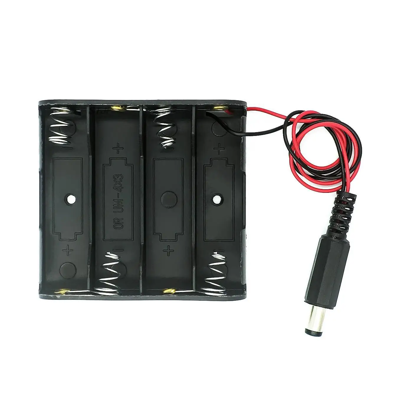 AA 배터리 Arduin 4개용 배터리 케이스