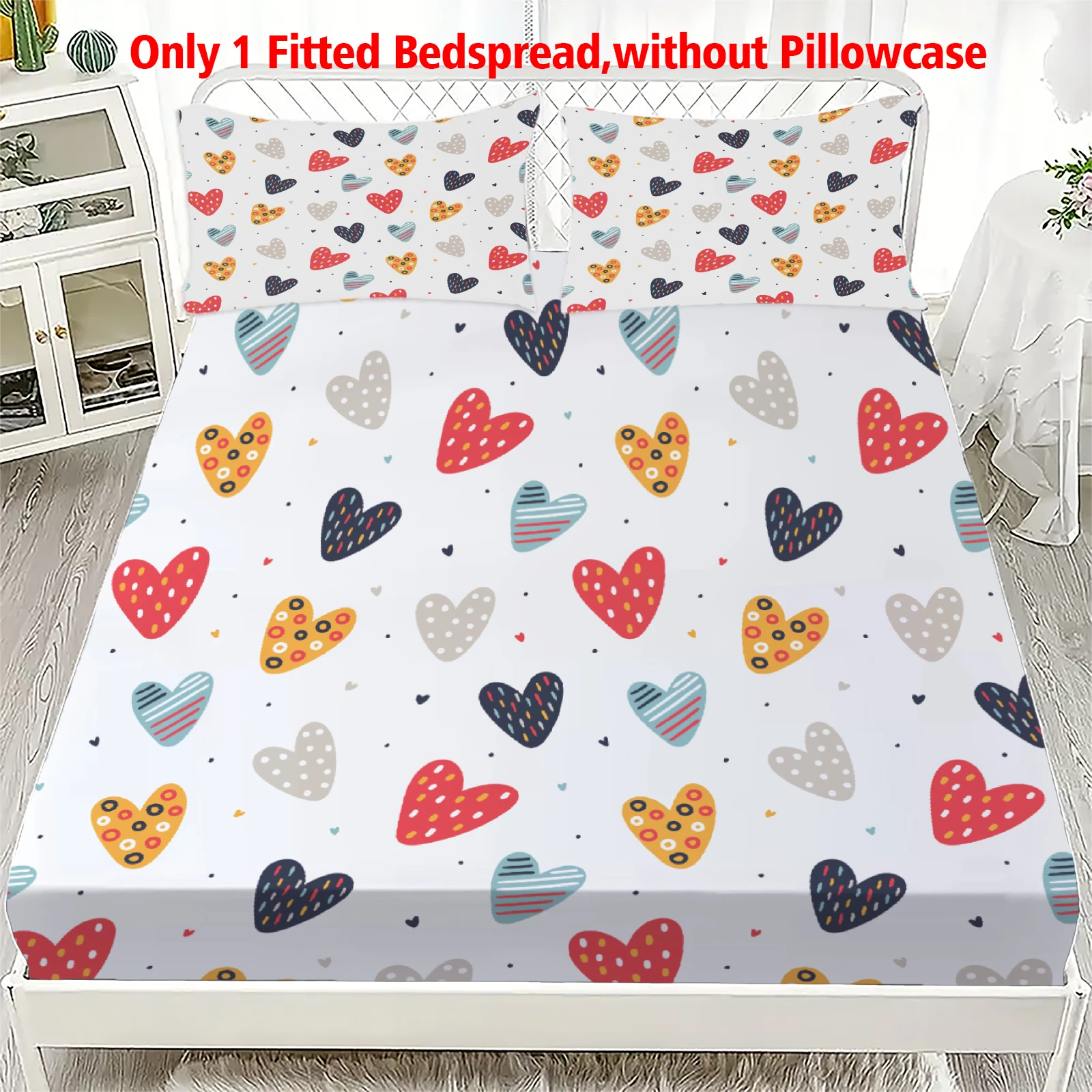 1 cartoon cute Animal Panda digital printed frosted Fitted Sheet,bedroom printed bed cover,bedding(No pillowcase)