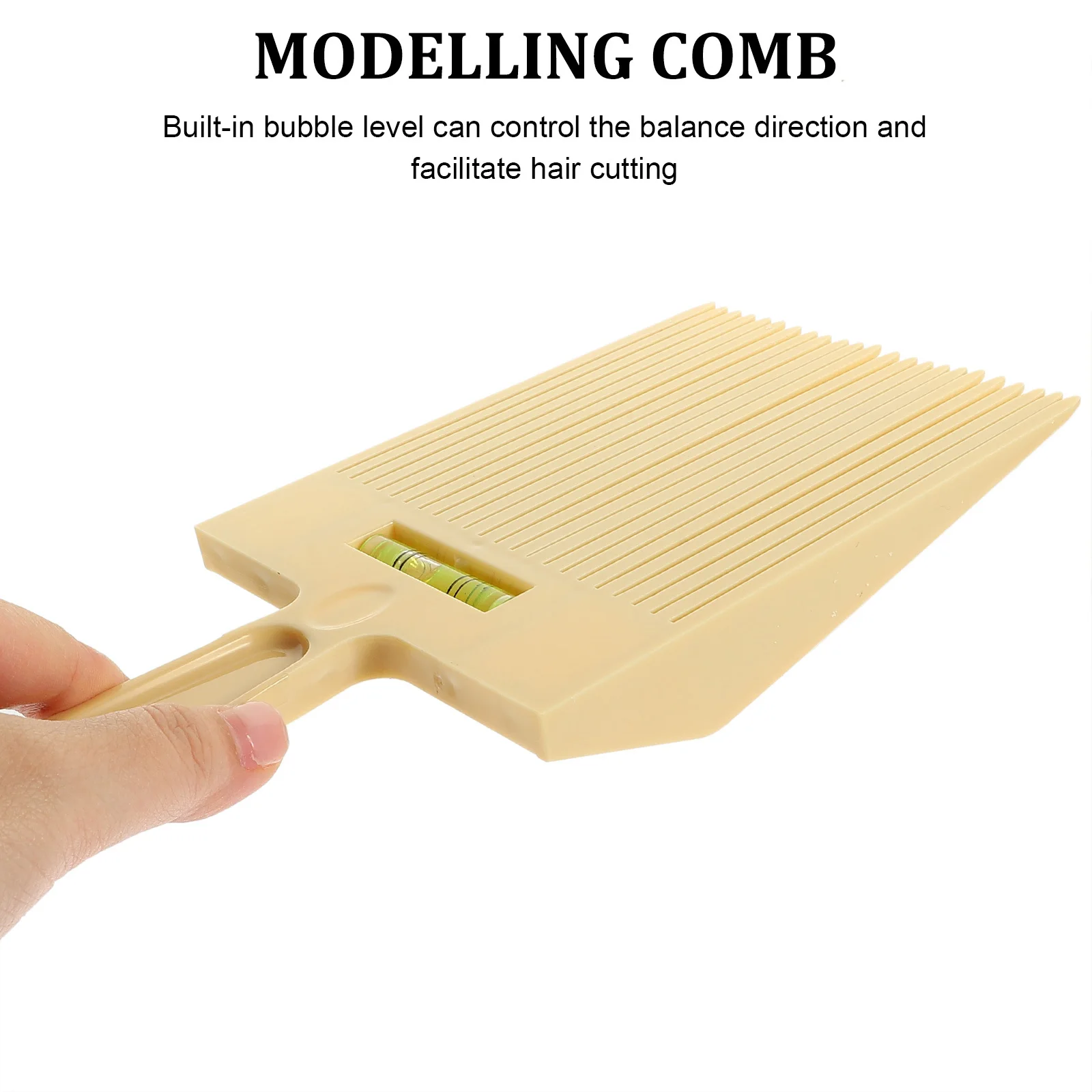 

Flat Top Comb Hairdressing Comb Portable ABS Styling Tool for Men Wet Hair Frizz Control Hair Cutting Combs Professional Barber