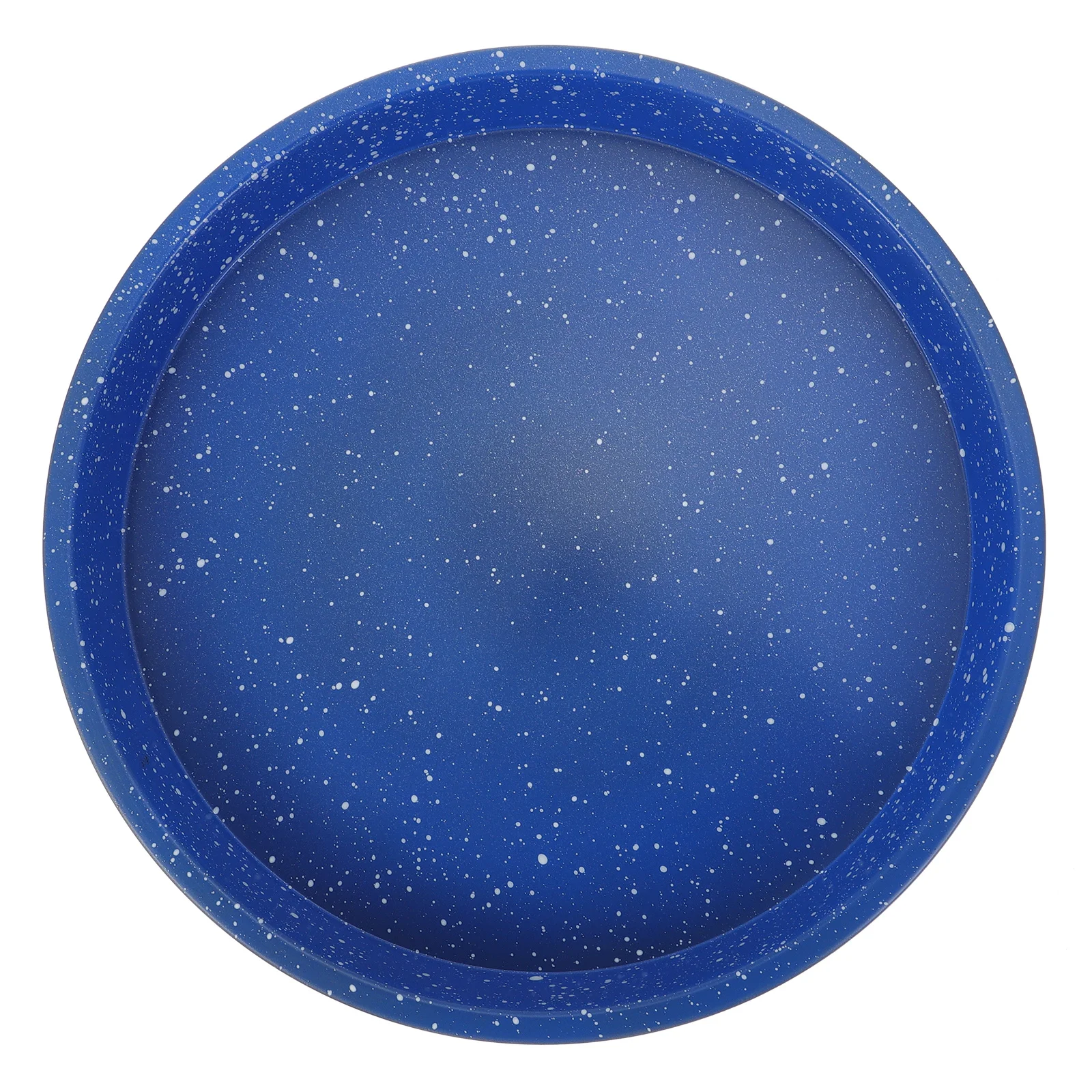 

1Pcs Stainless Pizza Pan Blue Heat-Resistant Baking Plate for Kitchen Ovenware Microwave Dishwasher Safe Round Bakeware