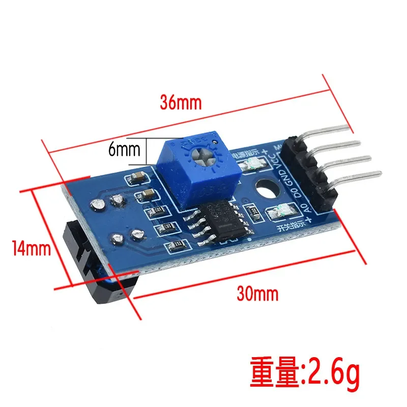 High-Efficiency Line Tracking Sensor, Car Line Following Module, TCRT5000 Infrared Reflective Photoelectric Switch, MOQ 10 PCS