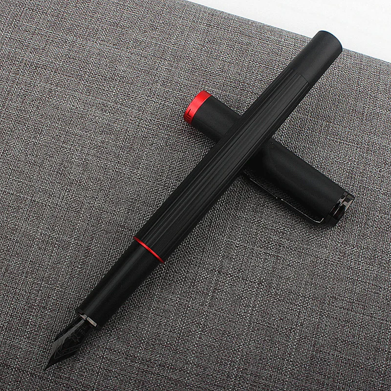 Jinhao 88 Metal Fountain Pen F Nib 0.5mm Ink Pen Converter school Business Writing Gifts Pens With Arrow Clip