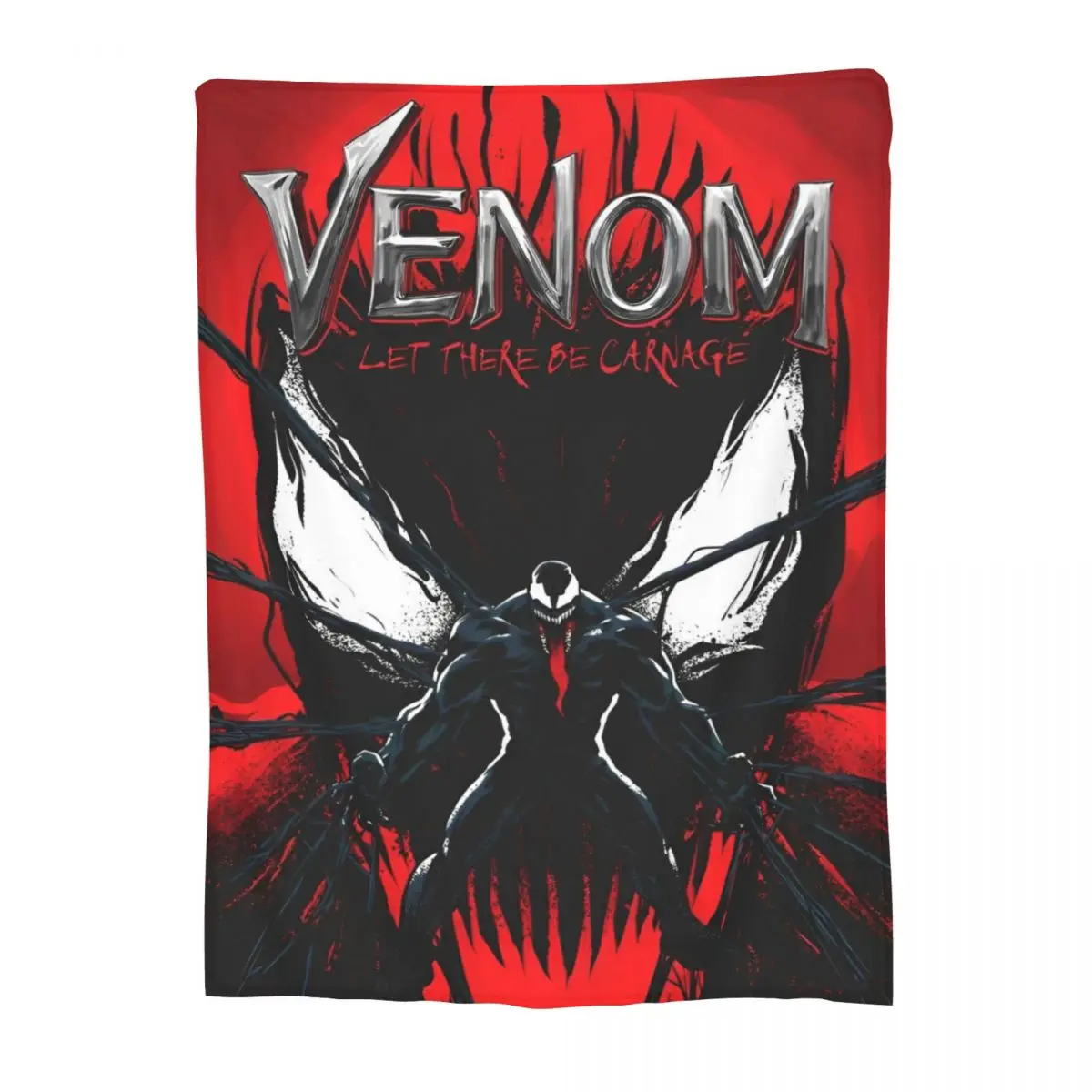 Venom: The Last Dance Flannel Blankets Superhero Custom Throw Blankets for Sofa Bedding Lounge 200x150cm Quilt