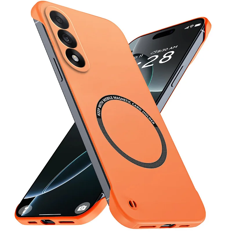 حافظة هاتف مغناطيسية رفيعة لهاتف OnePlus Nord Ace 5 Ultra 5G بدون إطار غير لامعة مضادة للخدش غطاء كمبيوتر صلب Nord5 Ace5 درع مقاوم للصدمات