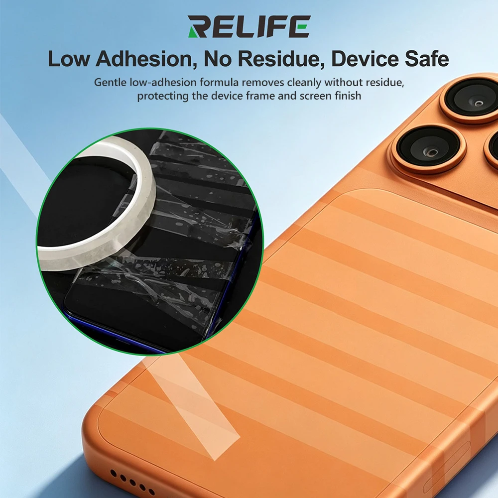 RELIFE HX3 6/10MM Phone Repair Screen Fixing Tape 40M for Cell Phone Repair Screen Bezel Back Cover Disassembly Fixing Tape Tool