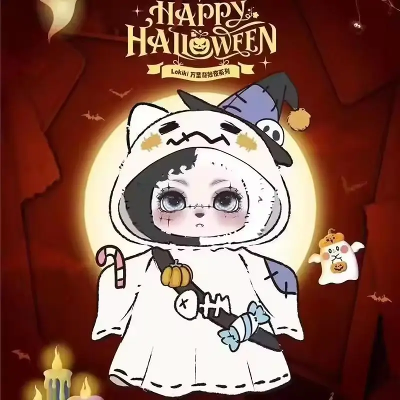 

Lokiki Angel Pumpkin Skull Rabbit Ghost Cat Love Tide Play Surprise Blind Box Confirm Cute Ornaments Pendant Surprise Gift