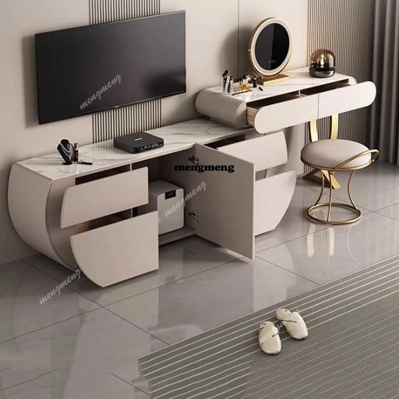 

Шкаф для хранения, деревянный комод, табурет, скандинавские роскошные ящики, комоды для макияжа, светильник для спальни, Tocador De Maquillaje, мебель для дома