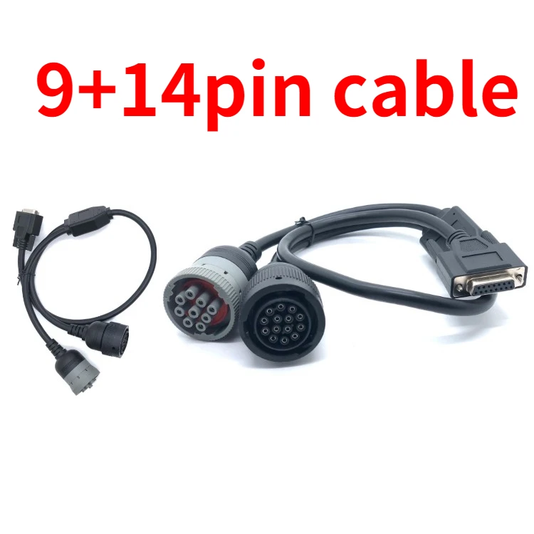 9+14 pin Ethernet cable for Caterpillar ET4 478-0235 Adapter For CAT Diagnostic Tool Communication 538-5051 Diagnostic Tool