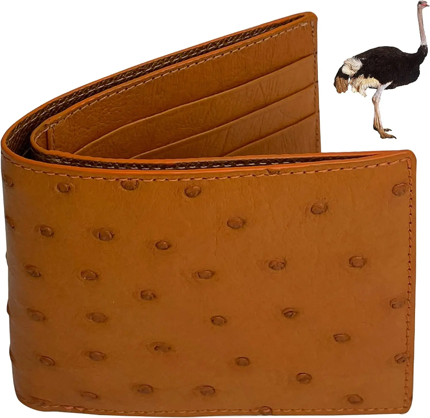 

Men's Leather Wallet with RFID Blocking, Crocodile Embossed, Handmade Gift for Birthday Wedding Anniversary Father's Day